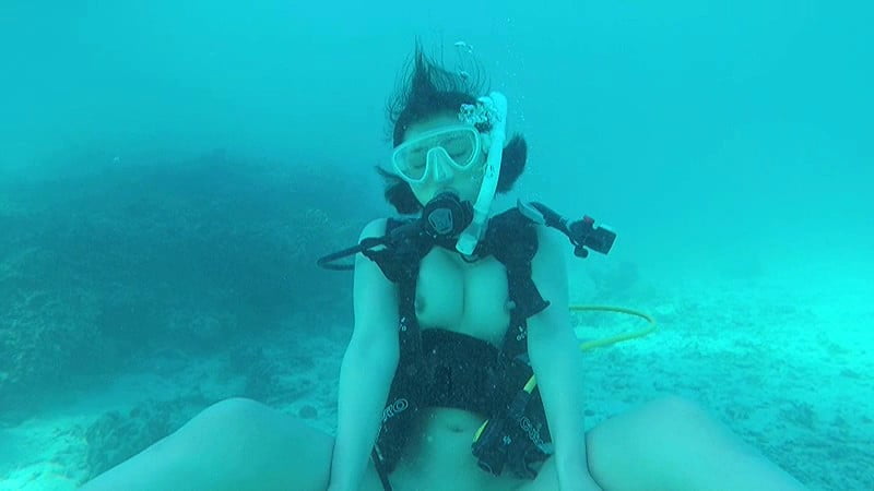 水野朝陽　スキューバダイビング